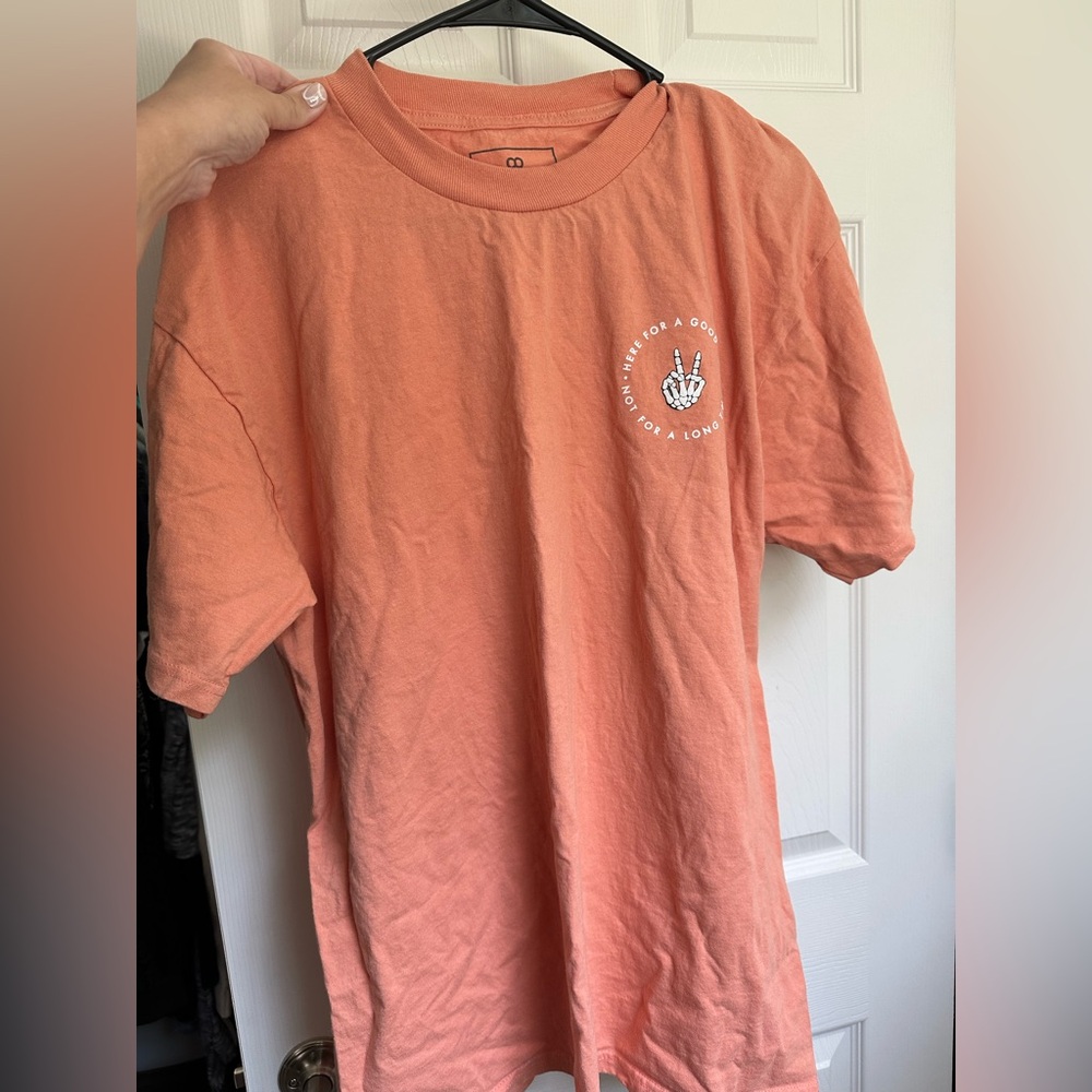 Men’s Orange Graphic T-Shirt